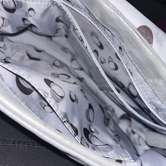 Silver Coach Layla Leather Handbag - Picture 8 of 8